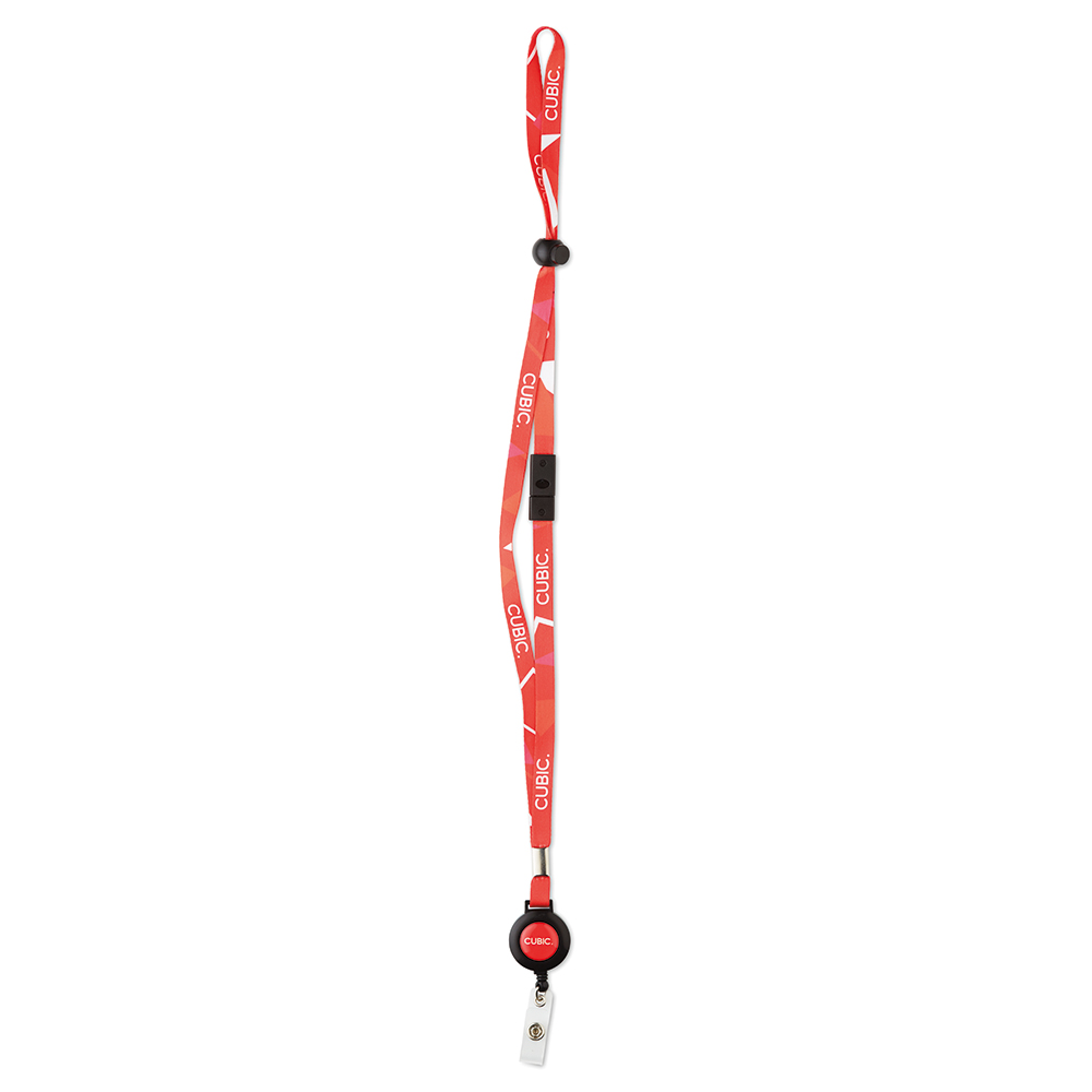 Lanyard con porta tarjetas personalizado